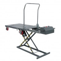 バントラック搬入搬出電動昇降台車(W700×L1000mm)最大積載量200kg