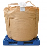 丸型再生原反フレコンバッグ排出口無し10枚入り（φ1100×1100）飼料/養土/農産物/ペレット/肥料
