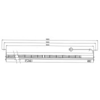 省エネ静音長距離到達エアーカーテン(吹出長1650mm)三相200V
