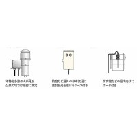 屋外大型温度表示板用オンドセンサー通風筒