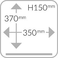 チャンバー式深底卓上真空包装機（.350mm×1）単相100V