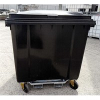 大型ゴミ箱キャスターカート1100L(ブラック)