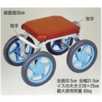 低床座り作業椅子台車