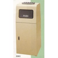 スチールゴミ箱（灰皿付）