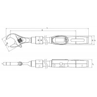 デジタルトルクレンチ　モンキーヘッド（40～200N・m）