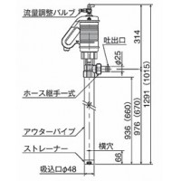 エアー駆動ケミカルハンディーポンプ