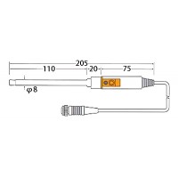 pH表面測定用電極
