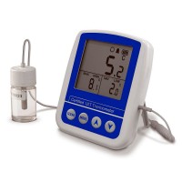 低温保管液体冷蔵庫用デジタル温度計(アラーム付)