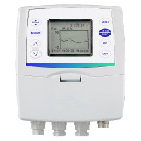 温湿度トランスミッター垂直プローブモデル（AC90～240V）LCD表示付