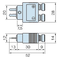 T熱電対用端子アダプタ
