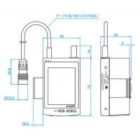無線データロガー測温抵抗体モデル（大容量電池仕様）