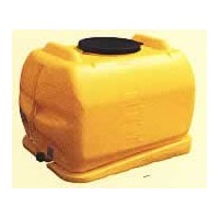 貯水タンク黄色　500L（目盛付）