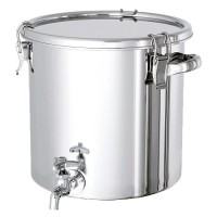 蛇口付ステンレスタンク（25L）密閉フタ