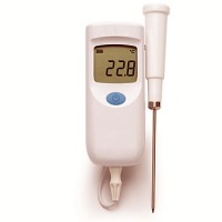 食品向け防水温度計（ステンレス突き刺しサーミスタセンサー付属）