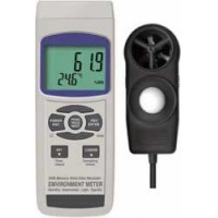 USB環境測定ロガー(温湿度風速照度計)