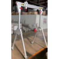 中古折りたたみ式アルミ門型クレーン250KG　品番M4394RGT-20AL