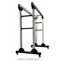 中古ダブルレールアルミ門型クレーン125KG　