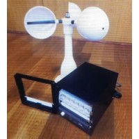 中古風杯型風速計記録計付