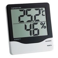 新品在庫処分品デジタル温湿度計(大型液晶表示）M1241-TA305002