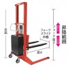 幅広1100×1100パレット用充電式電動油圧フォークリフター400kg