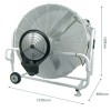 工場・倉庫用大型ミストファン 大風量648㎥/min熱中症対策 水道直結型AC100V