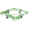 1100×1100パレット台車フットブレーキ付き(450kg)
