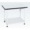 軽量小型作業台ポリエステル天板仕様 均等荷重50kg（750×500×575mm）本体パールホワイト