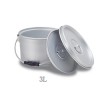 アルミ容器重保温食缶中蓋式 D型