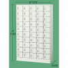 5列10段小物入れロッカーホワイト（1000×300×1600）コインリターン錠
