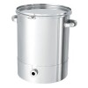 ステンレス底板片テーパー貯蔵タンクバンド式