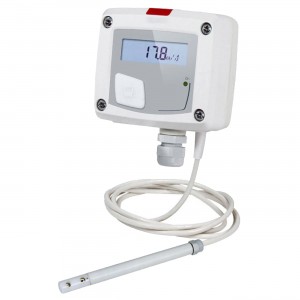 風速・温度トランスミッター　分離型（150mm/2m/0-10V）表示付き