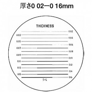 オプションスケール（厚さ0.02-0.16mm)