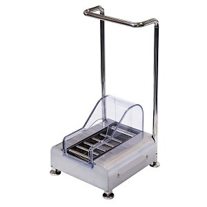 屋外長靴作業靴底洗浄機(水力駆動)