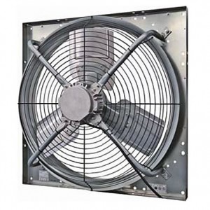 後ガード付防塵・防水80cm角形送風機（ACモーター搭載）