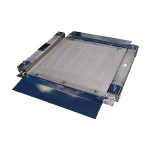 ステンレス超低床薄型台車はかり　1500kg（1200×1200mm）