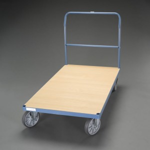 スチール大型運搬台車(木製荷台)