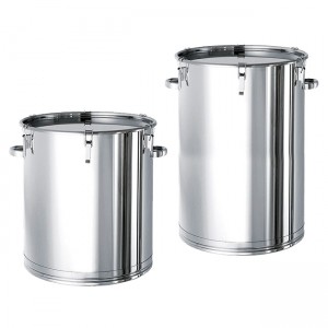 大型SUS304ステンレス容器（1000L）クリップ密閉タイプ