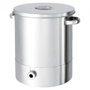 傾斜底仕様SUS304ステンレス容器（7L）スタンダードタイプ