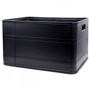 黒色アルミ製オープントップコンテナボックス（70L）