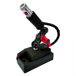 可視光半導体緑色レーザーマーカー・ポイントマーカー(マグネットホルダー付)AC/乾電池ダブル電源
