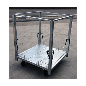 組立式1M3フレコンキャリア台車(溶融亜鉛メッキ仕様)