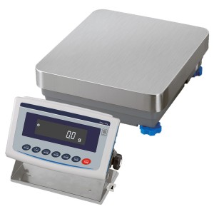 防塵防水重量電子天秤 102kg（分銅内蔵/表示部分離型）