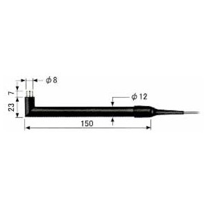 熱電対測定センサー(表面用L形/小面積測定用)