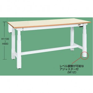 重量電動昇降作業台(メラミン天板)