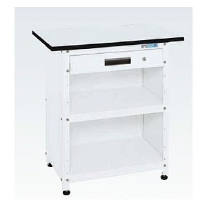 軽量小型作業台ポリエステル天板仕様 均等荷重50kg（750×500×785mm）本体パールホワイト