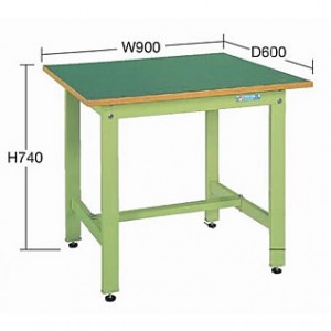 軽量作業台H740mm 均等荷重350kgポリエステル天板