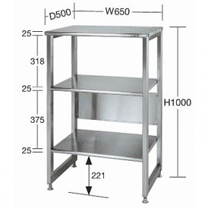 クリーンルーム用パソコンラックカートワゴンコボレ止めセット