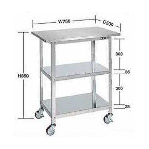 一人用ステンレス作業台