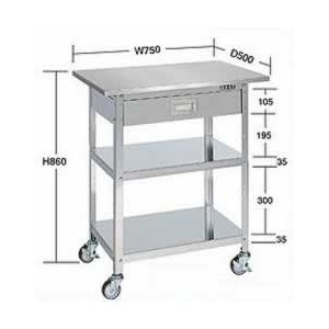 一人用ステンレス作業台