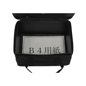 折りたたみ式宅配用ボックスバッグ（420×300×H240mm）黒